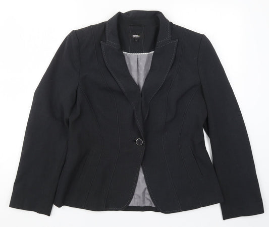 Marks and Spencer Womens Grey   Jacket Suit Jacket Size 14