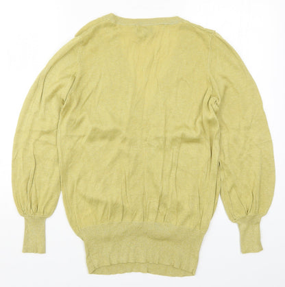 Womens UK Size 16 NEXT Yellow Pullover Jumper