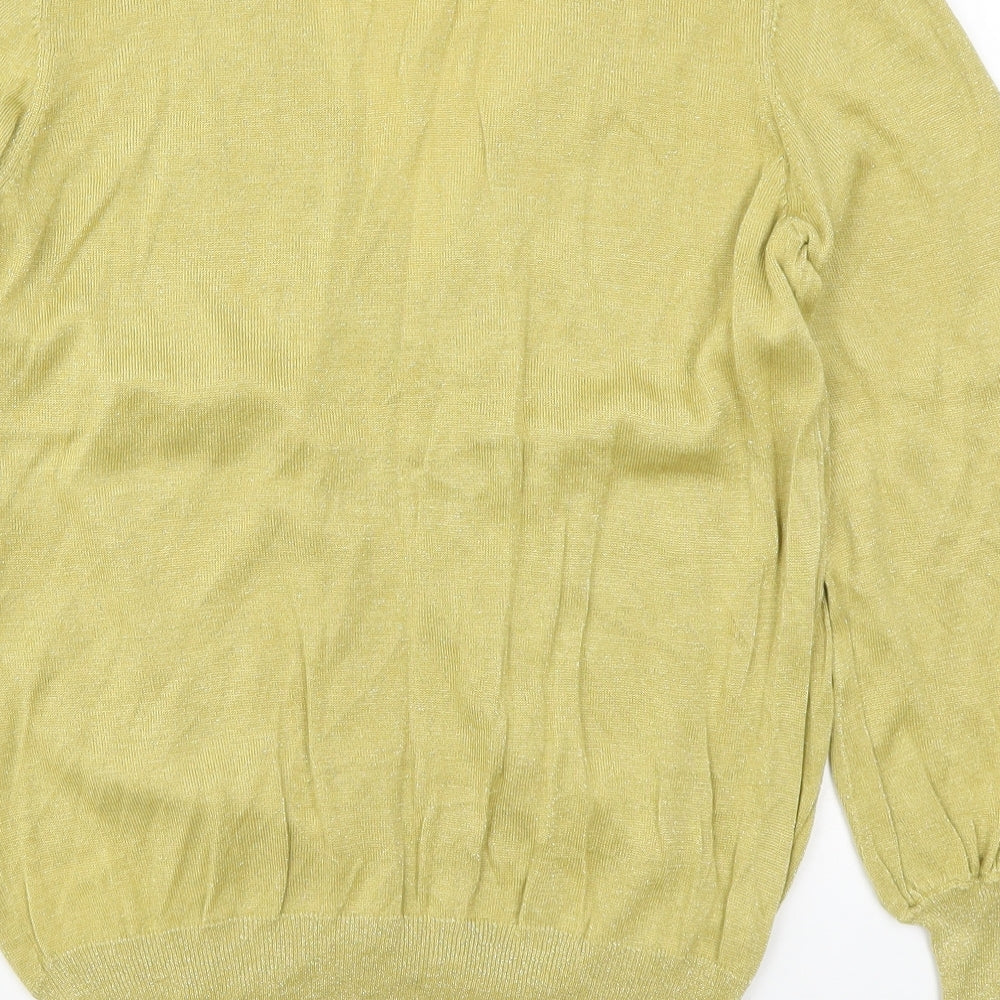Womens UK Size 16 NEXT Yellow Pullover Jumper