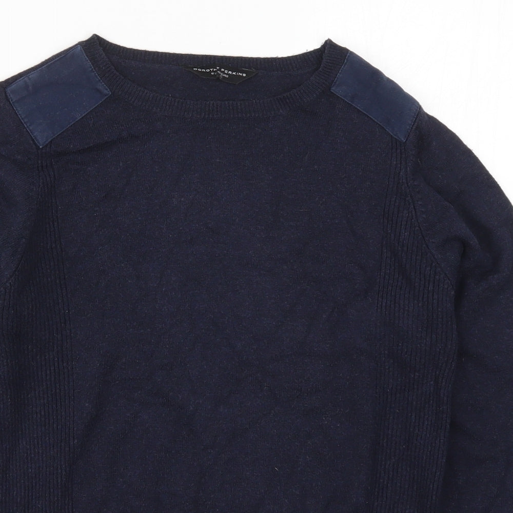 Womens UK Size 12 Dorothy Perkins Blue Pullover Jumper