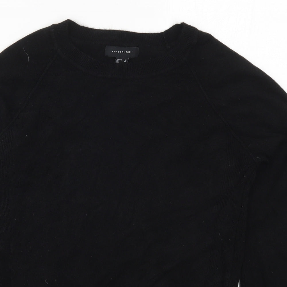 Womens UK Size 12 Atmosphere Black Pullover Jumper