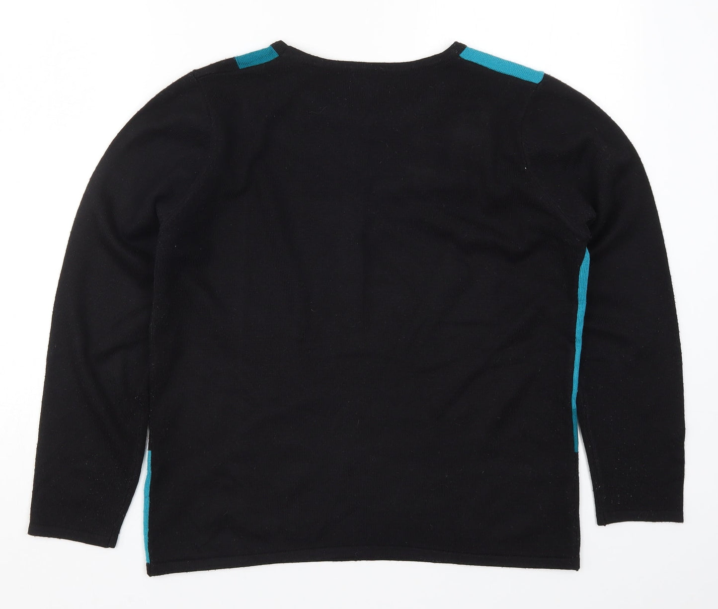Womens UK Size M Fay Louise Blue Pullover Jumper