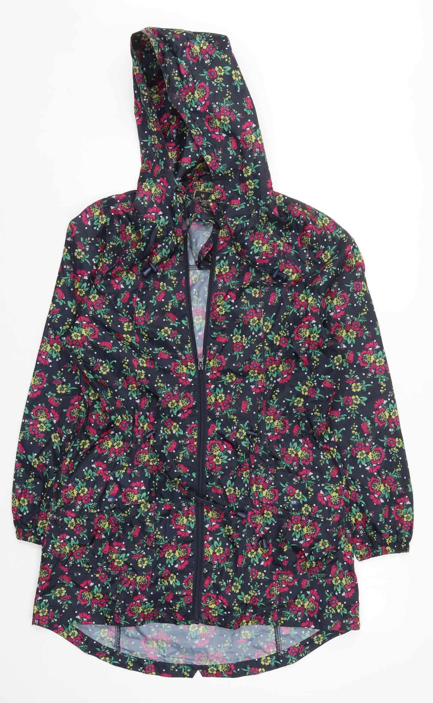 Originals Womens Multicoloured Floral  Anorak Coat Size 10