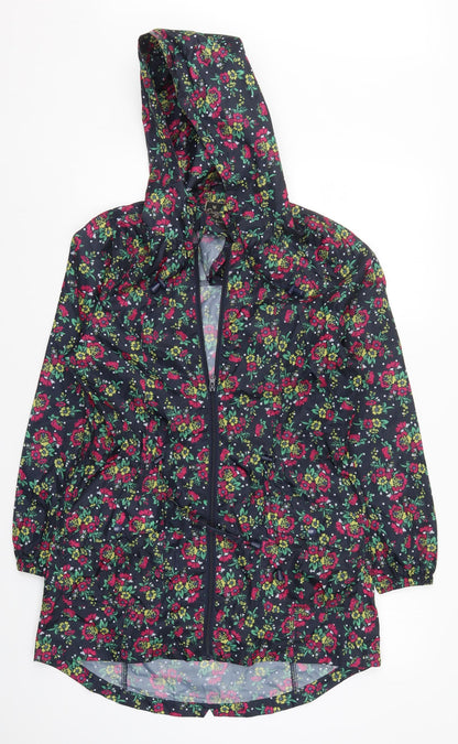 Originals Womens Multicoloured Floral  Anorak Coat Size 10
