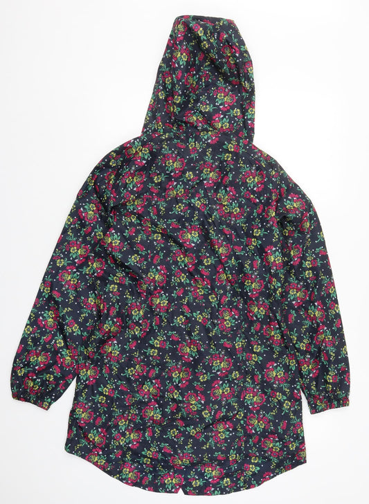 Originals Womens Multicoloured Floral  Anorak Coat Size 10