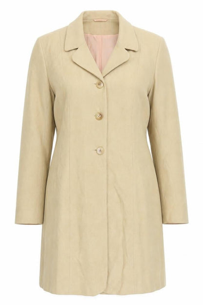 Womens UK Size 12 Wallis Beige Pea Coat