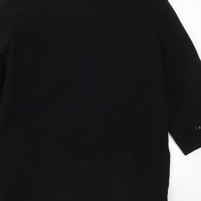 Alex & Co Womens Black   Pea Coat Coat Size 8