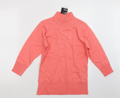 Womens UK Size M EA Pink Pullover Jumper