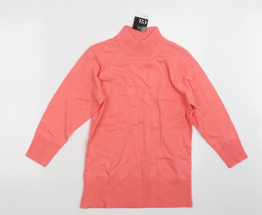 Womens UK Size M EA Pink Pullover Jumper