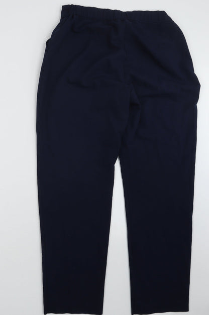 Womens UK Size 14 Magi Regular Fit  Blue Trousers