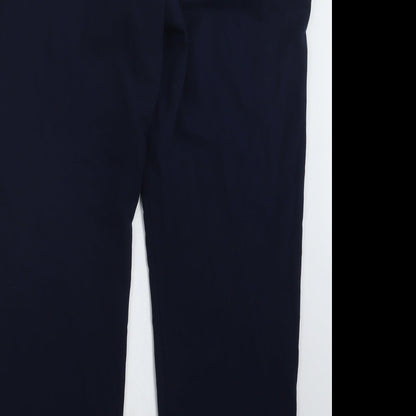 Womens UK Size 14 Magi Regular Fit  Blue Trousers