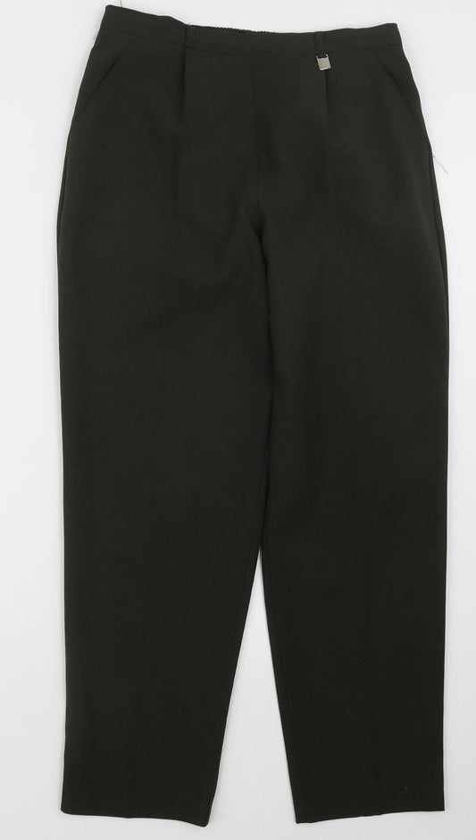 Classics Womens Green   Trousers  Size 12 L26 in