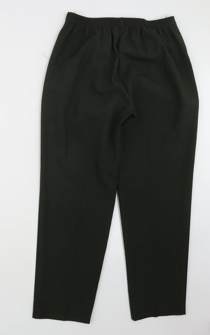 Womens UK Size 12 Classics Regular Fit  Green Trousers