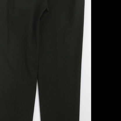 Womens UK Size 12 Classics Regular Fit  Green Trousers