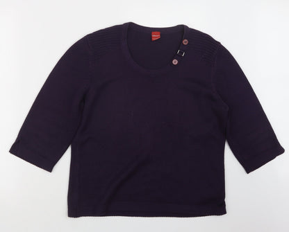 Womens UK Size 16 Olsen Purple Pullover Jumper