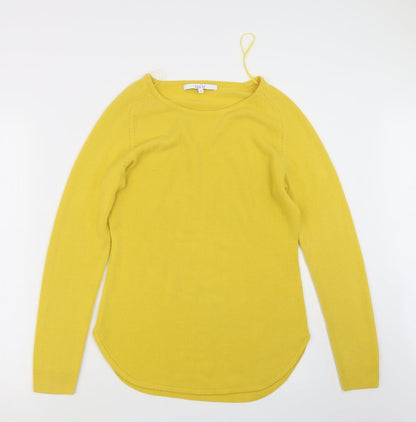 Vid a Vi Womens Yellow  Knit Pullover Jumper Size S