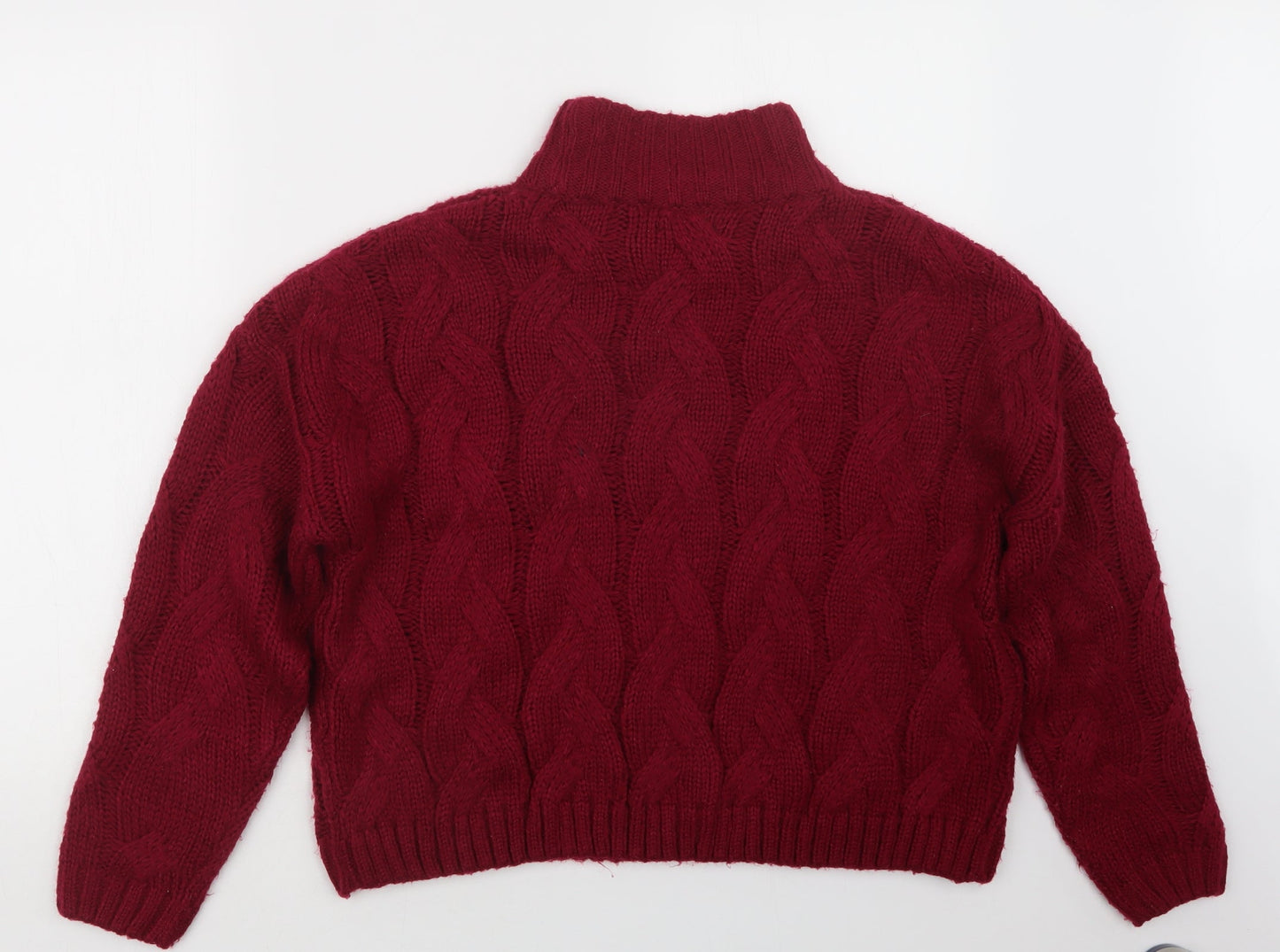 Womens UK Size 14 M&Co Pink Pullover Jumper