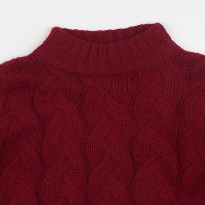 Womens UK Size 14 M&Co Pink Pullover Jumper