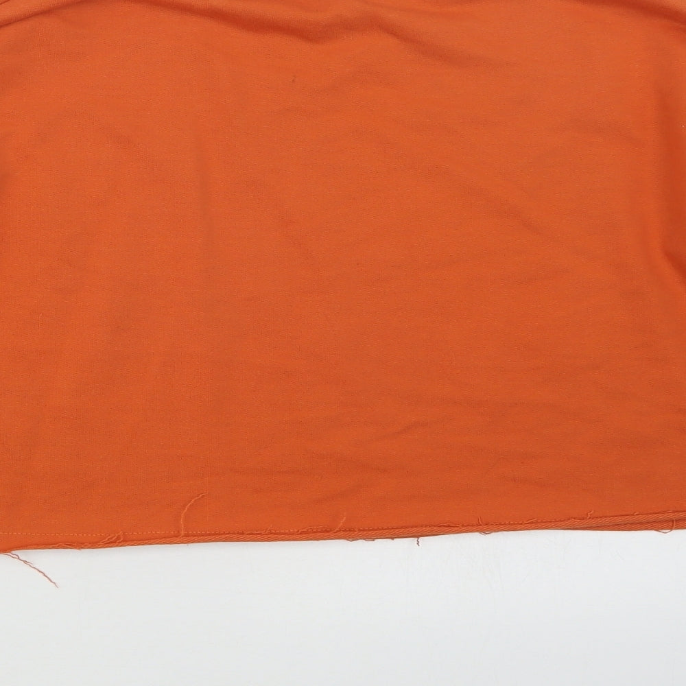Womens UK Size 10 Misspap Orange Pullover Jumper