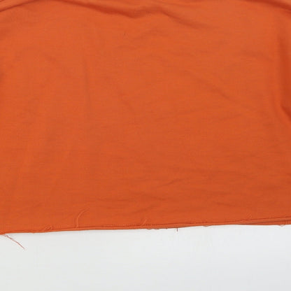 Womens UK Size 10 Misspap Orange Pullover Jumper