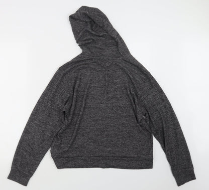 H&M Womens Grey   Pullover Hoodie Size M