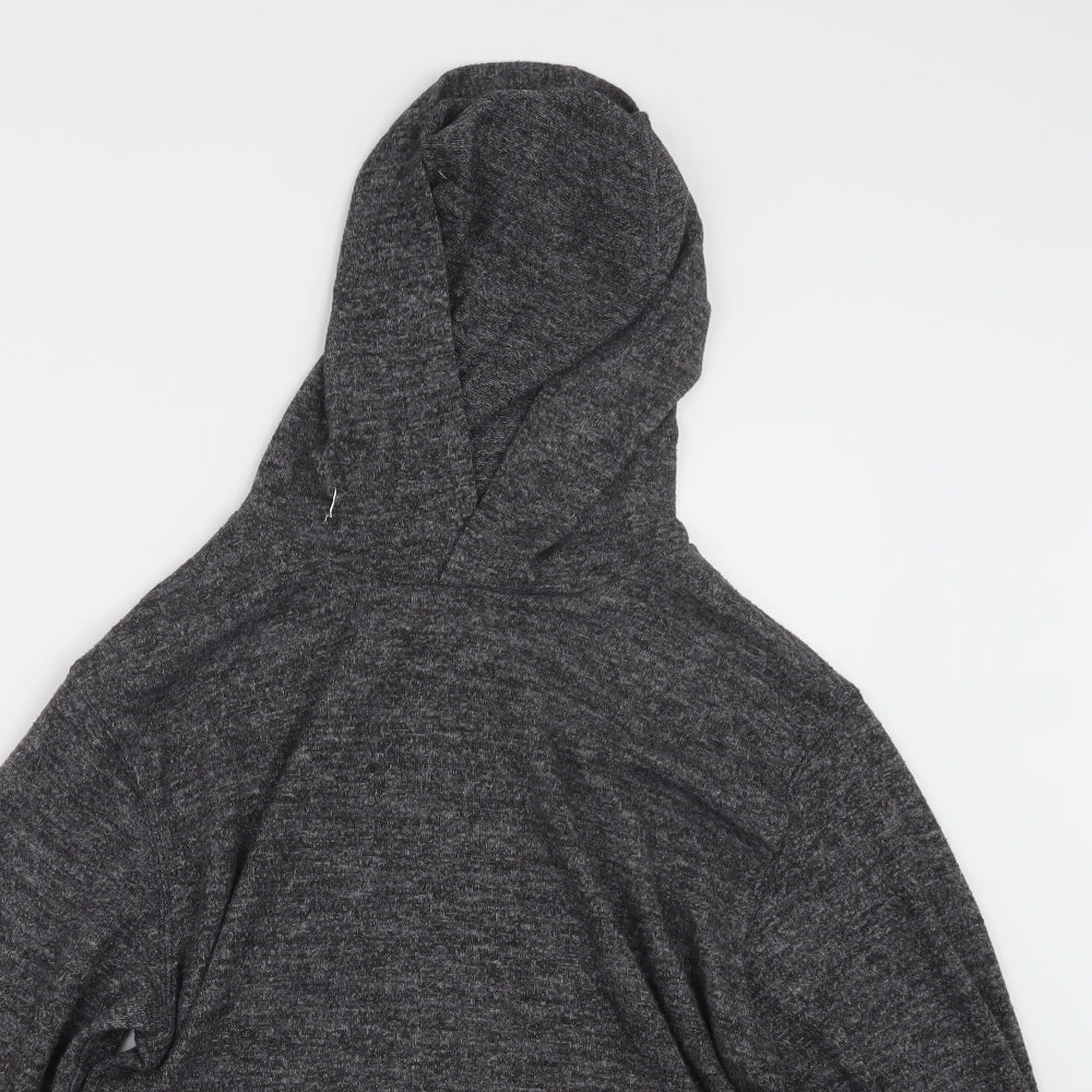 H&M Womens Grey   Pullover Hoodie Size M