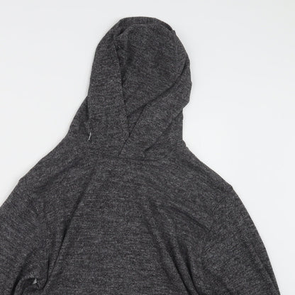 H&M Womens Grey   Pullover Hoodie Size M