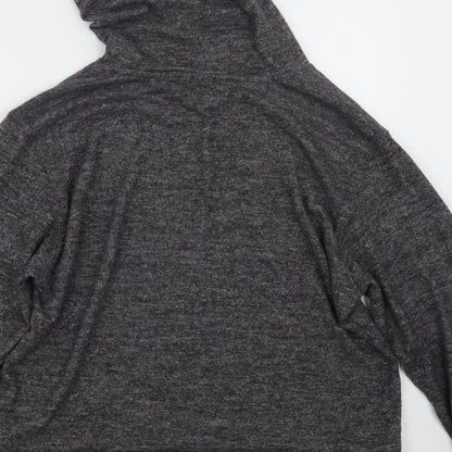 H&M Womens Grey   Pullover Hoodie Size M