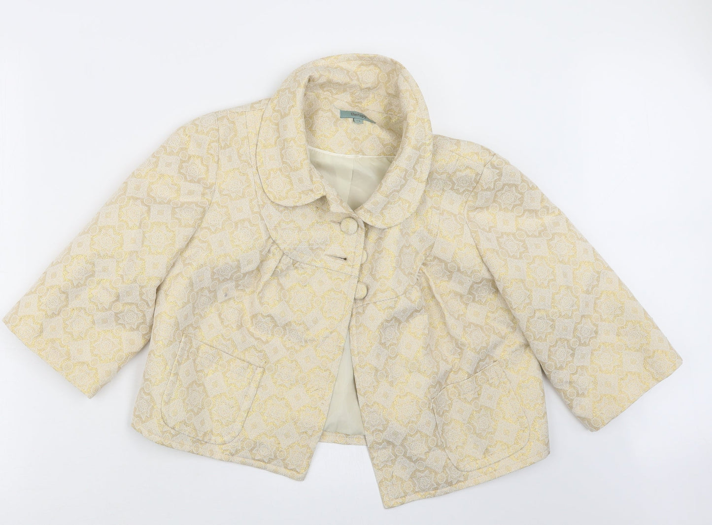 Womens UK Size 12 Therapy Gold Jacket