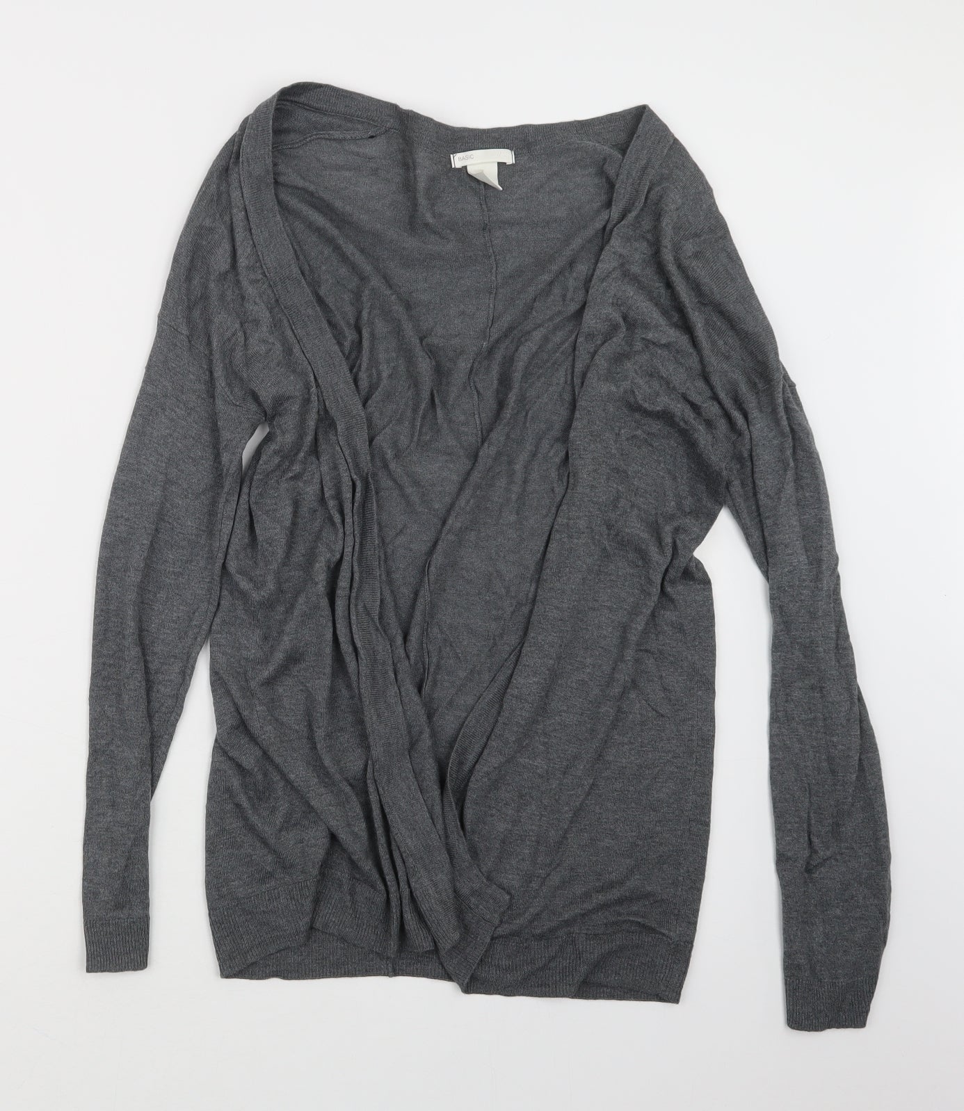 Womens UK Size S H&M Grey Cardigan Jumper