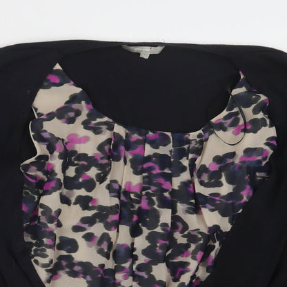 Womens UK Size 14 Per Una Black Cardigan Jumper