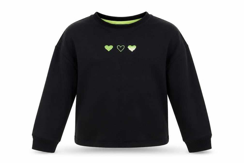 TU Girls Black   Pullover Jumper Size 7 Years