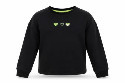 TU Girls Black   Pullover Jumper Size 7 Years