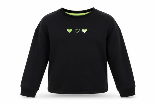 TU Girls Black   Pullover Jumper Size 7 Years