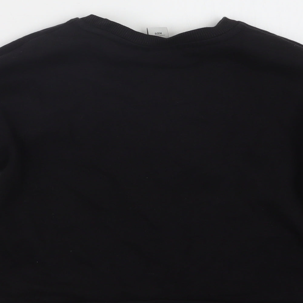 TU Girls Black   Pullover Jumper Size 7 Years