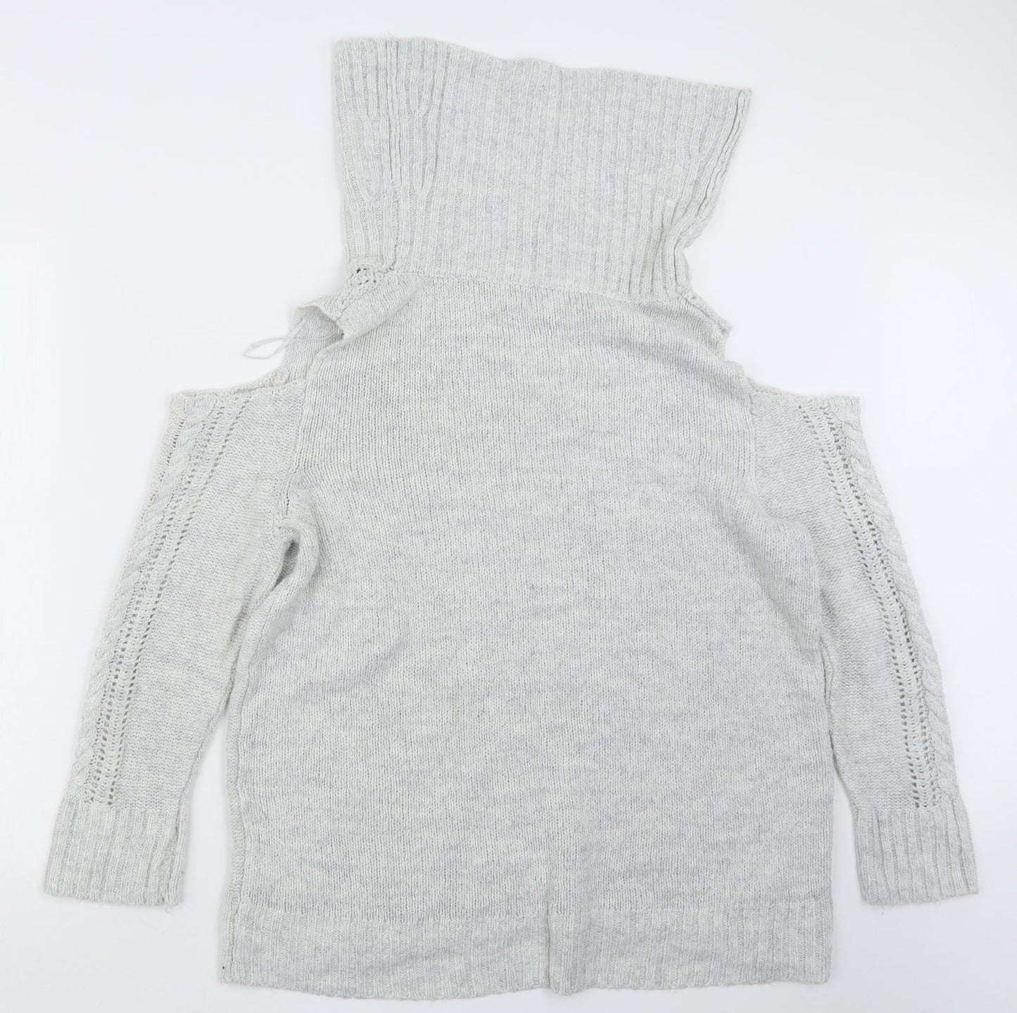Womens UK Size M Peacocks Grey Pullover Jumper