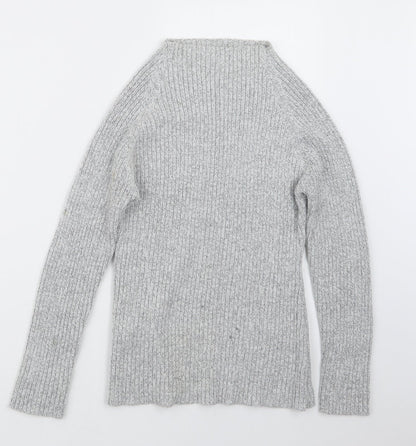 Select Womens Grey  Knit Pullover Jumper Size S