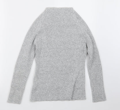 Select Womens Grey  Knit Pullover Jumper Size S