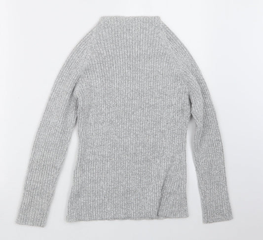 Select Womens Grey  Knit Pullover Jumper Size S