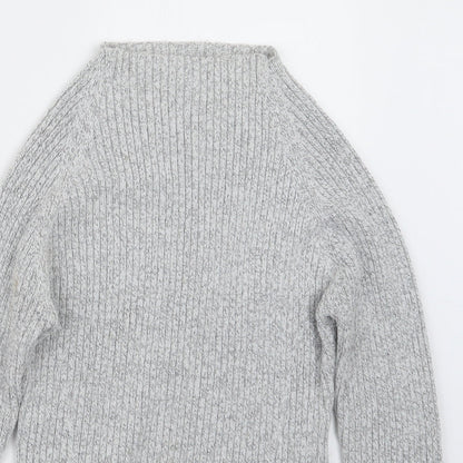 Select Womens Grey  Knit Pullover Jumper Size S