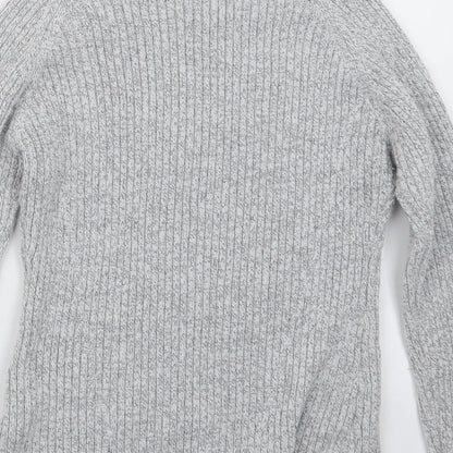 Select Womens Grey  Knit Pullover Jumper Size S