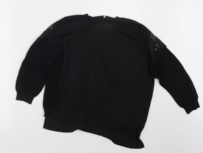 Womens UK Size S sweewe Black Pullover Jumper