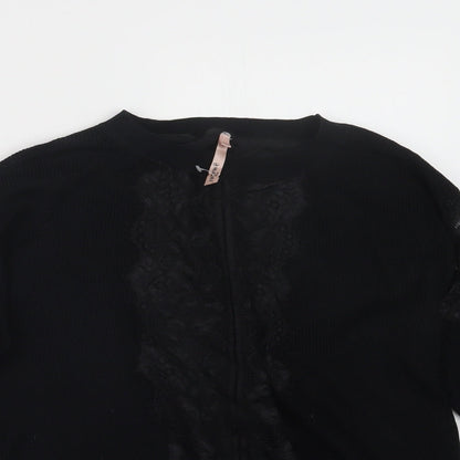 Womens UK Size S sweewe Black Pullover Jumper