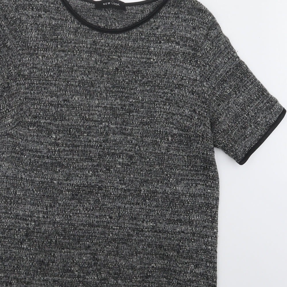 Womens UK Size 12 New Look Grey Pullover Jumper