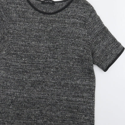 Womens UK Size 12 New Look Grey Pullover Jumper