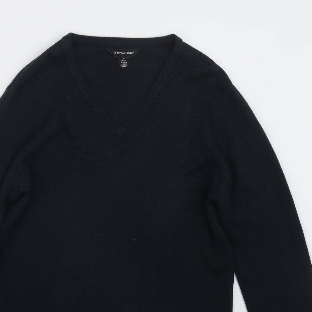 Cedar Wood State Mens Blue  Knit Pullover Jumper Size S