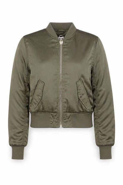 Womens UK Size 6 H&M Green Jacket