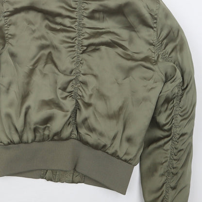 Womens UK Size 6 H&M Green Jacket