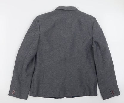 Perrie Womens Blue   Jacket Blazer Size 14