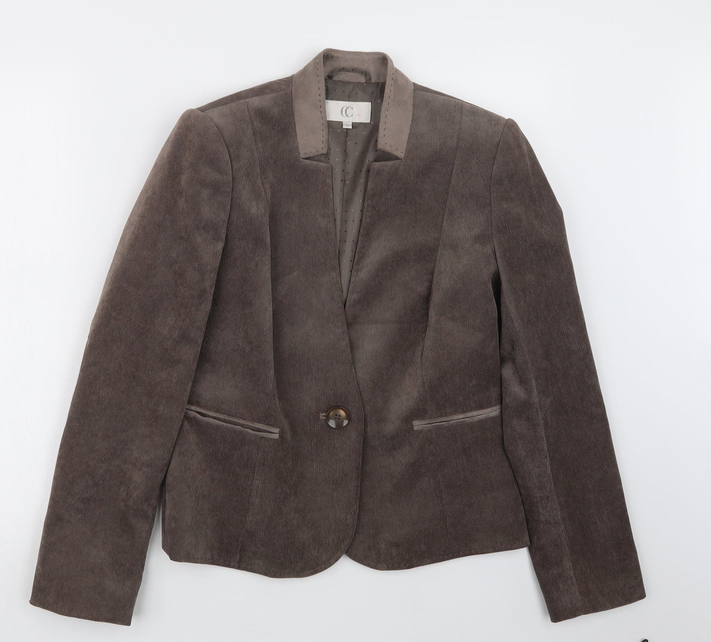 Womens UK Size 10 cc Beige Jacket